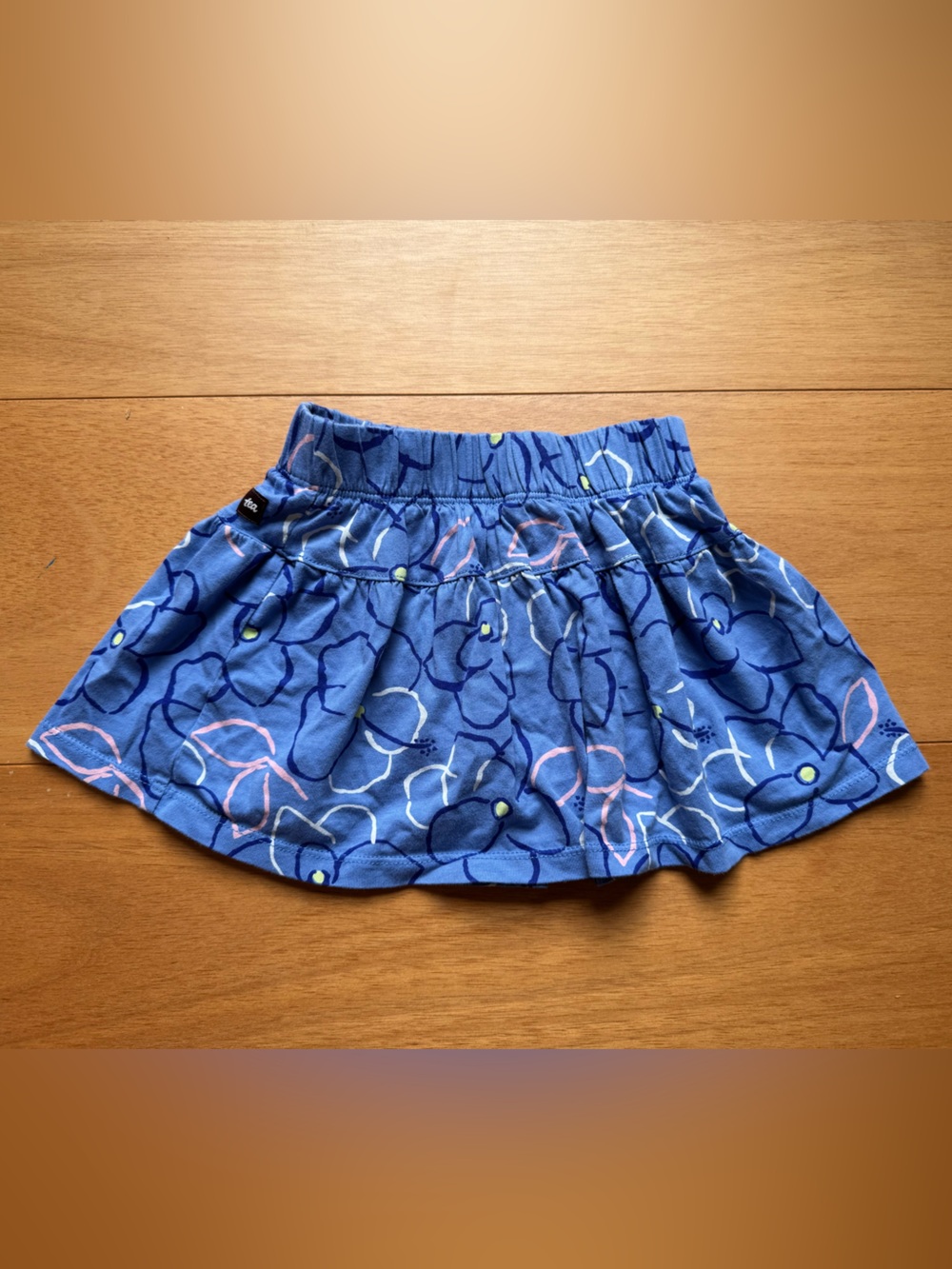 Tea Collection 3T Blue Floral Skort
